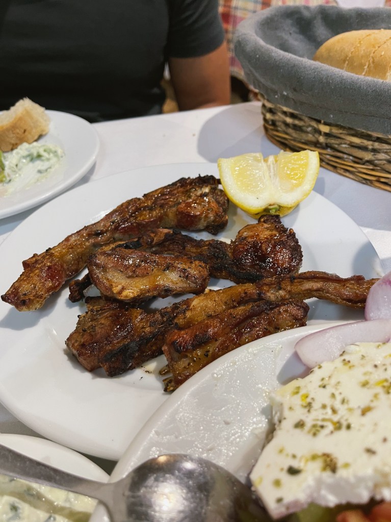 lamp chops at Kantouni