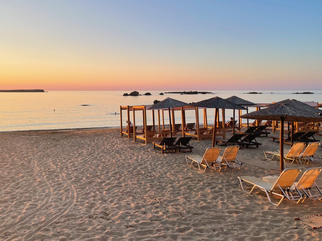 Sunset in Chania, Crete