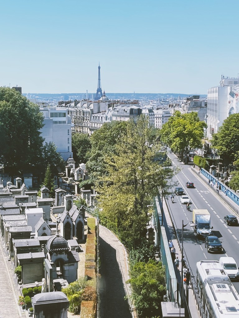 View from the Terrass" Hotel in Montmartre