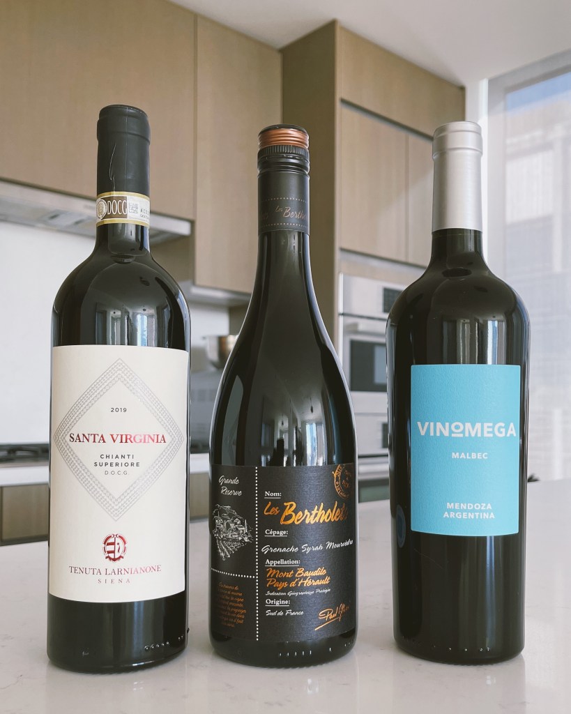 bottles of wine from Wine Stop in Downtown LA