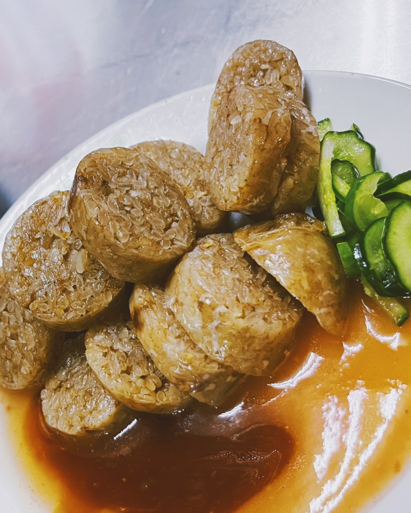 stick rice sausage taipei taiwan